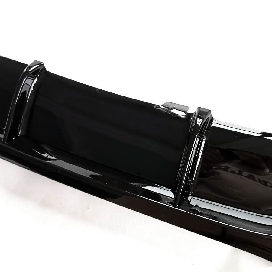 MP Style Gloss Black Rear Diffuser Twin Exhaust for BMW E90 E91 3 Series 05-13