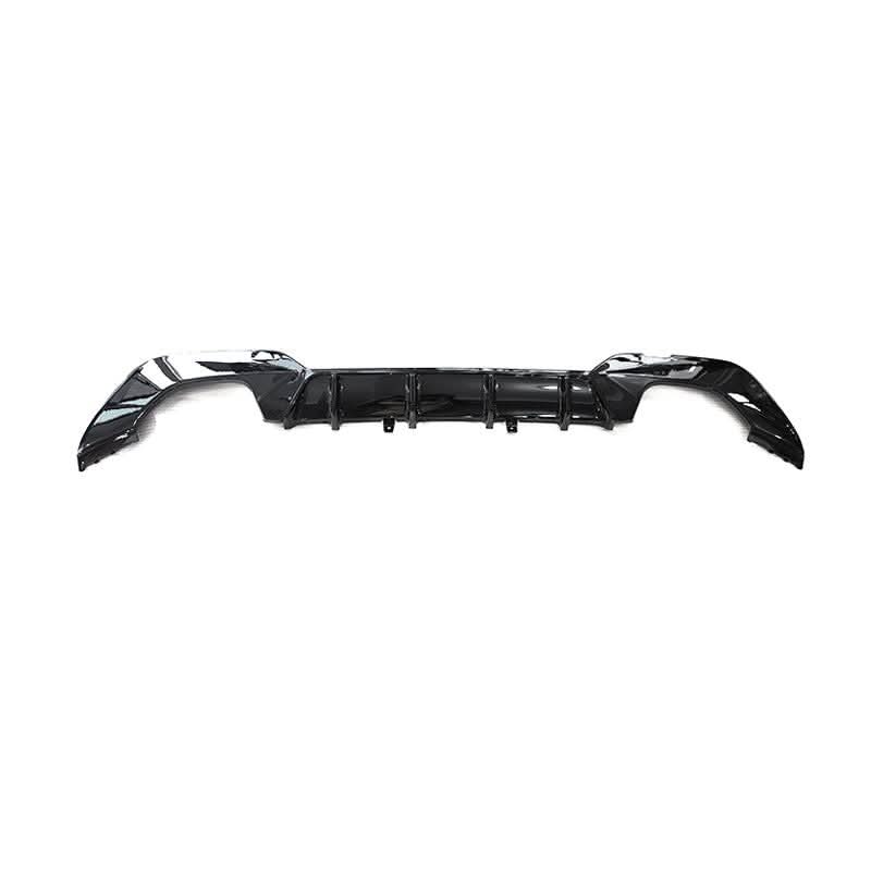 RK Style Gloss Black Rear Diffuser Quad Exhaust for BMW 3 Series G20 G21 Pre-LCI 19-22