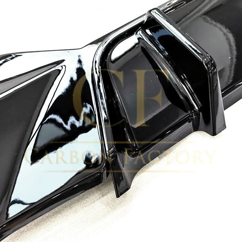 RK Style Gloss Black Rear Diffuser Quad Exhaust for BMW 3 Series G20 G21 Pre-LCI 19-22