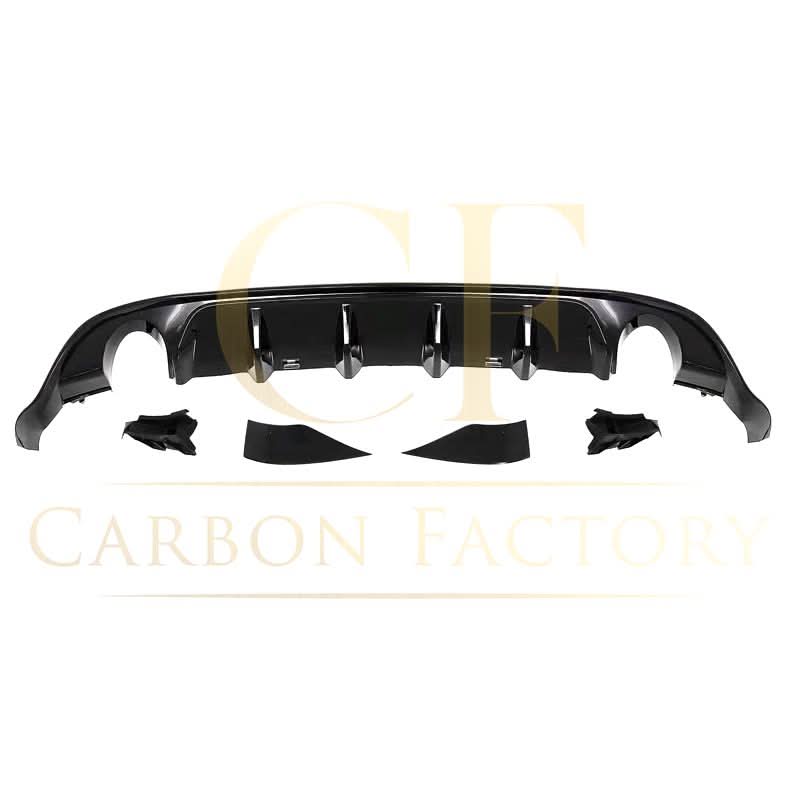 TCR Style Gloss Black Rear Diffuser for VW Golf MK7.5 GTI 17-20