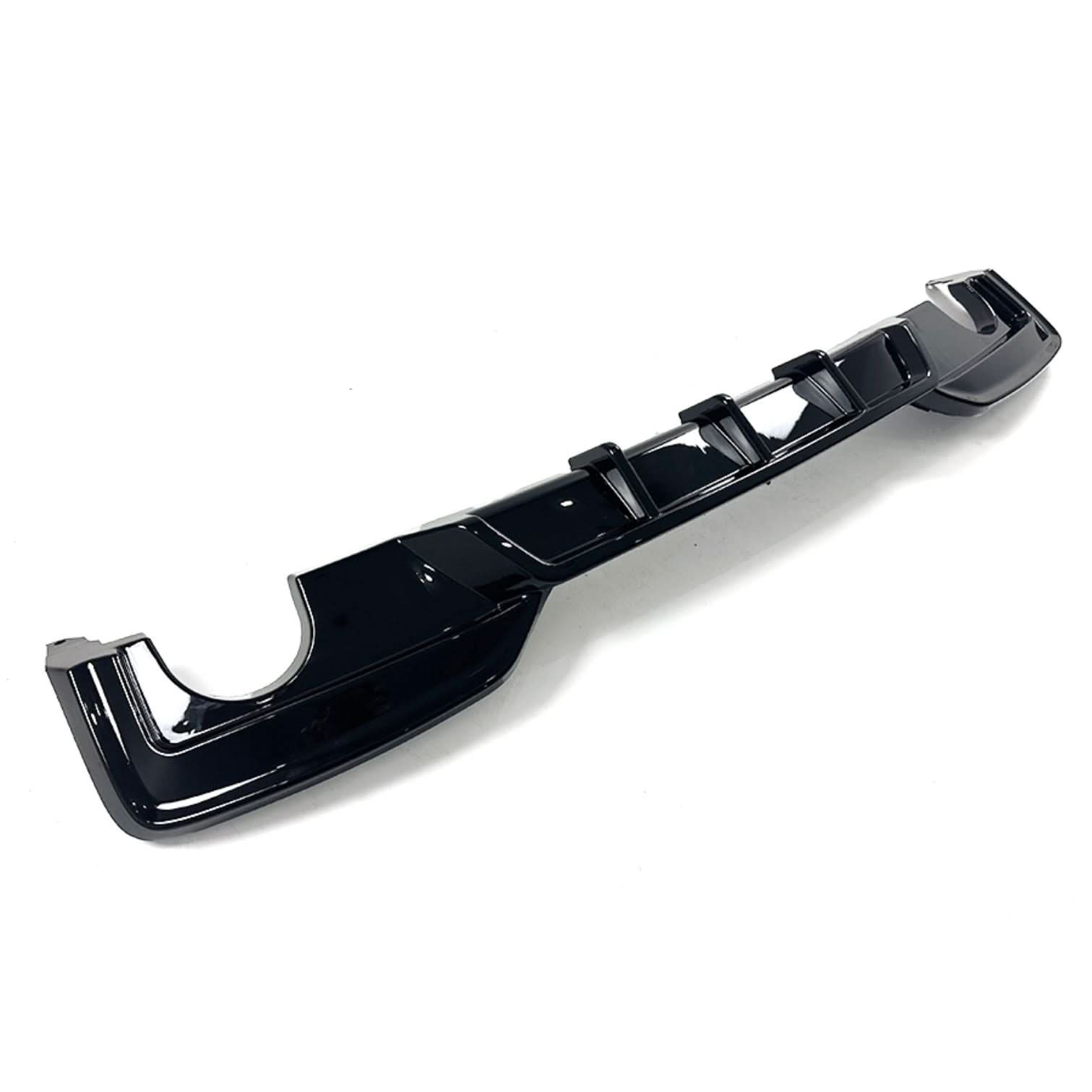 V Style Gloss Black Rear Diffuser Dual Exhaust for BMW 6 Series F06 F12 F13 M Sport 12-17