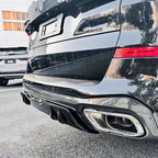 V Style Gloss Black Rear Diffuser for BMW G05 X5 19-25