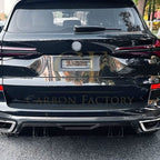V Style Gloss Black Rear Diffuser for BMW G05 X5 19-25