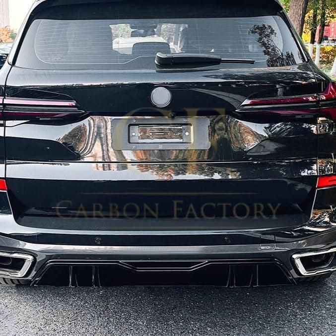 V Style Gloss Black Rear Diffuser for BMW G05 X5 19-25