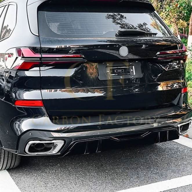 V Style Gloss Black Rear Diffuser for BMW G05 X5 19-25