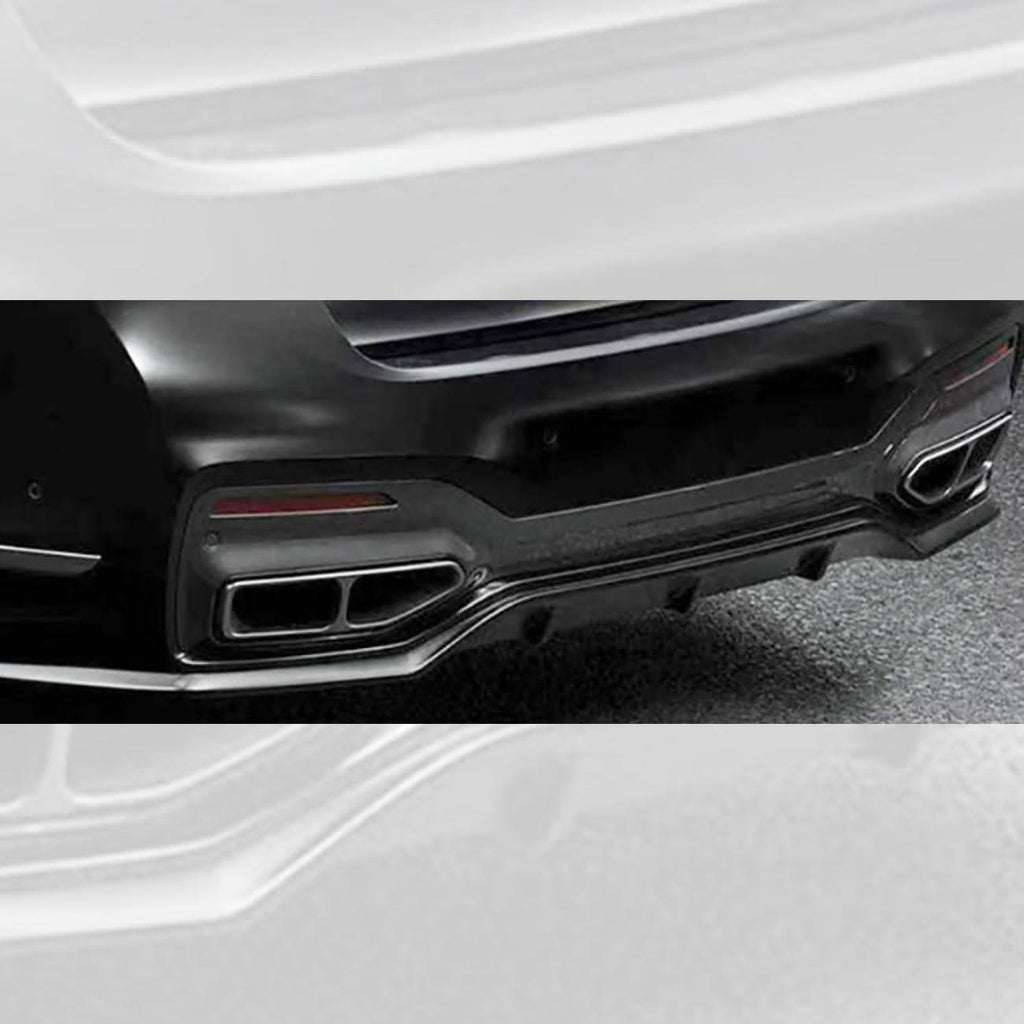 V Style Gloss Black Rear Diffuser for BMW G12 7 Series LCI 20-23