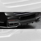 V Style Gloss Black Rear Diffuser for BMW G12 7 Series LCI 20-23