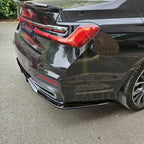 V Style Gloss Black Rear Diffuser for BMW G12 7 Series LCI 20-23