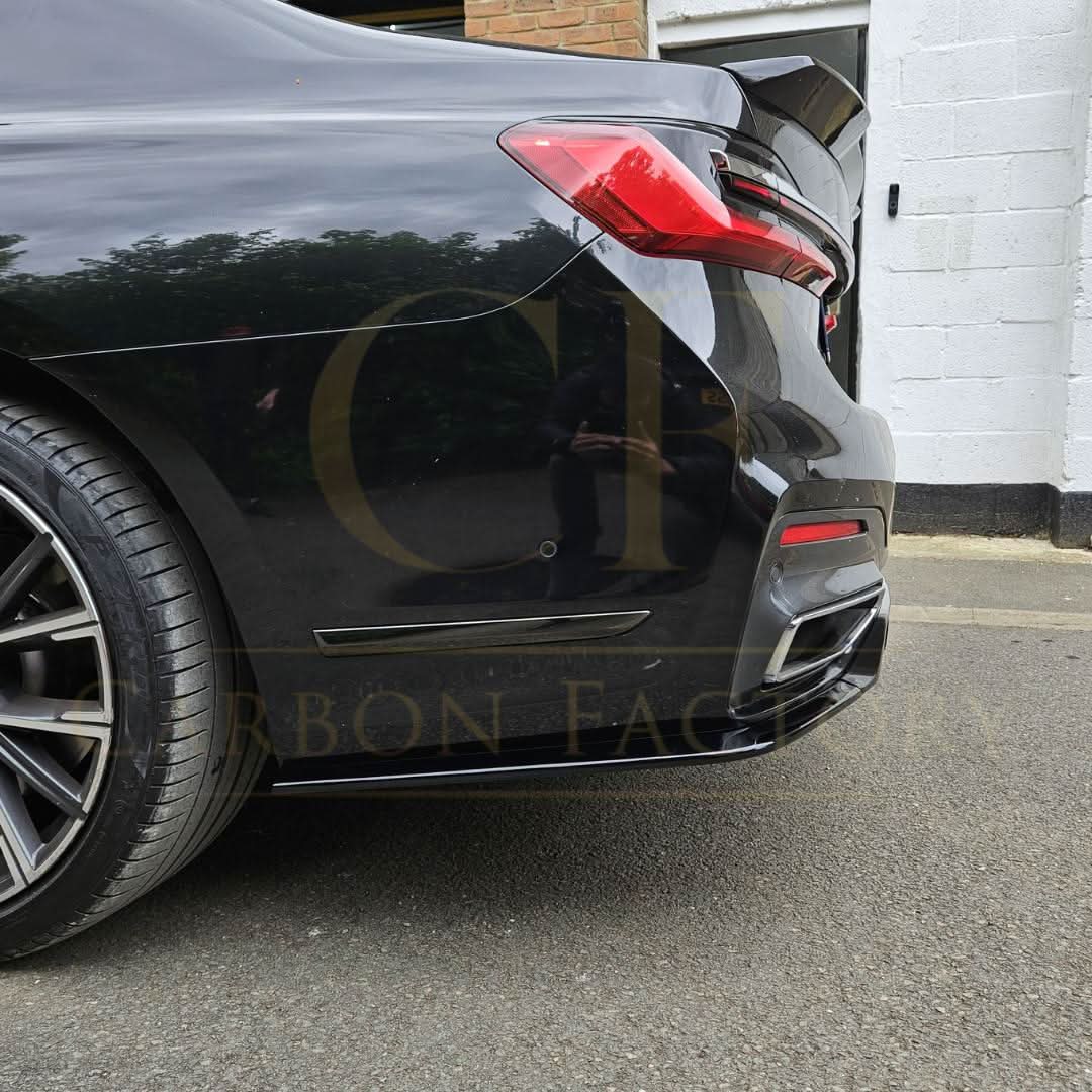 V Style Gloss Black Rear Diffuser for BMW G12 7 Series LCI 20-23