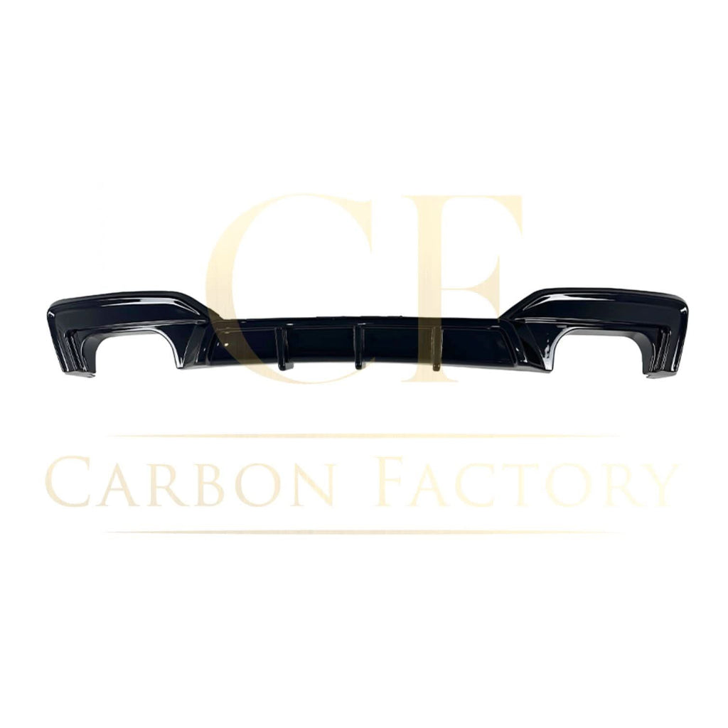 V Style Gloss Black Rear Diffuser Quad Exhaust for BMW 6 Series F06 F12 F13 M Sport 12-17