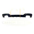 V Style Gloss Black Rear Diffuser Quad Exhaust for BMW 6 Series F06 F12 F13 M Sport 12-17