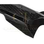 V Style Gloss Black Rear Diffuser with Exhaust Tips for BMW G01 X3 18-21