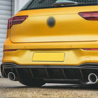 PRO Style Gloss Black Rear Diffuser for VW Golf MK8 21-Present