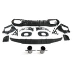 A35 Style Rear Diffuser & Twin Exhaust Tips for Mercedes Benz W177 A Class 18-25