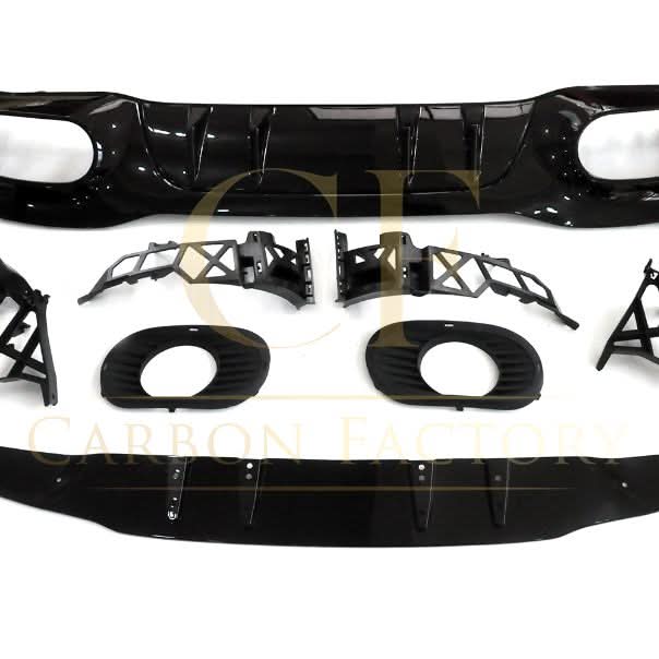 A35 Style Rear Diffuser & Twin Exhaust Tips for Mercedes Benz W177 A Class 18-25