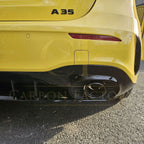 A35 Style Rear Diffuser & Twin Exhaust Tips for Mercedes Benz W177 A Class 18-25
