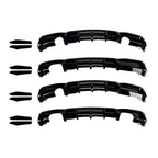 V Style Gloss Black Diffuser for BMW F30 F31 3 Series 12-19