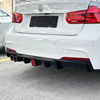 V Style Gloss Black Diffuser for BMW F30 F31 3 Series 12-19