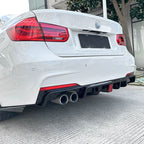 V Style Gloss Black Diffuser for BMW F30 F31 3 Series 12-19