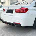 V Style Gloss Black Diffuser for BMW F30 F31 3 Series 12-19
