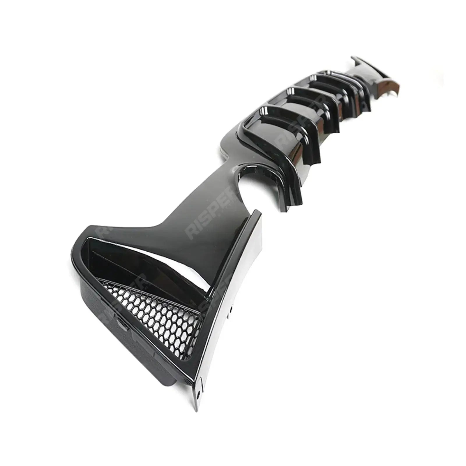 Gloss Black Dual Exit Rear Diffuser For BMW 4 Series M Sport F32 F36 -