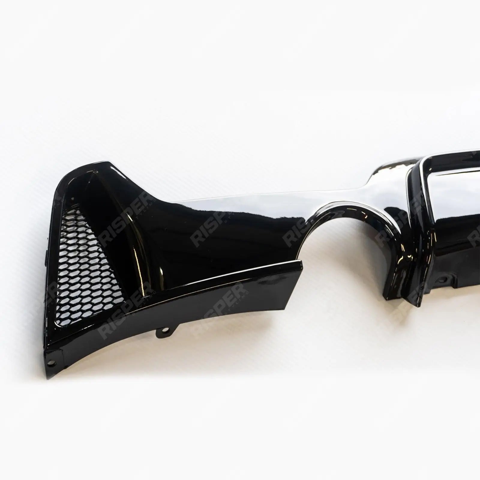 Gloss Black Dual Exit Rear Diffuser For BMW 4 Series M Sport F32 F36 -