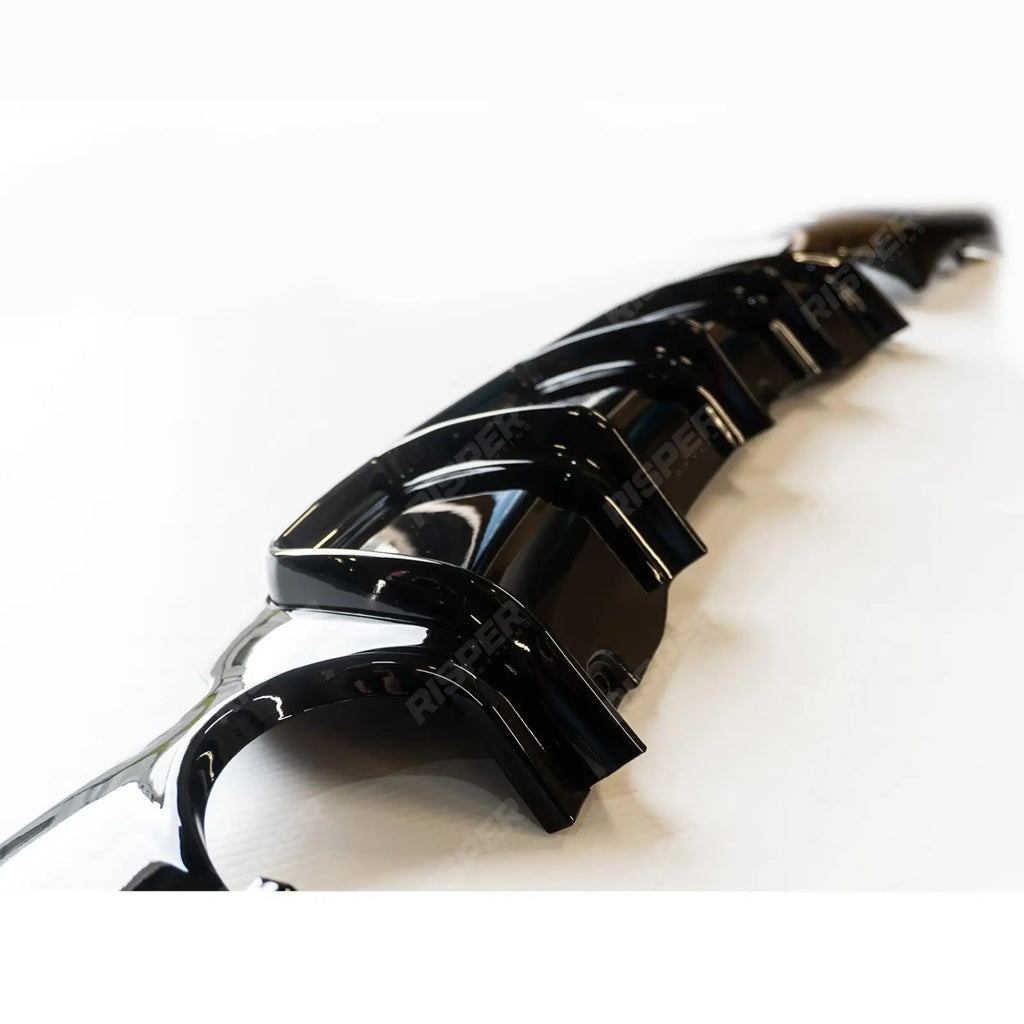 Gloss Black Dual Exit Rear Diffuser For BMW 4 Series M Sport F32 F36 -