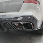 Gloss Black Exhaust Tips for BMW G05 LCI X5 G07 X7 23-Present