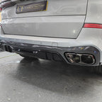Gloss Black Exhaust Tips for BMW G05 LCI X5 G07 X7 23-Present