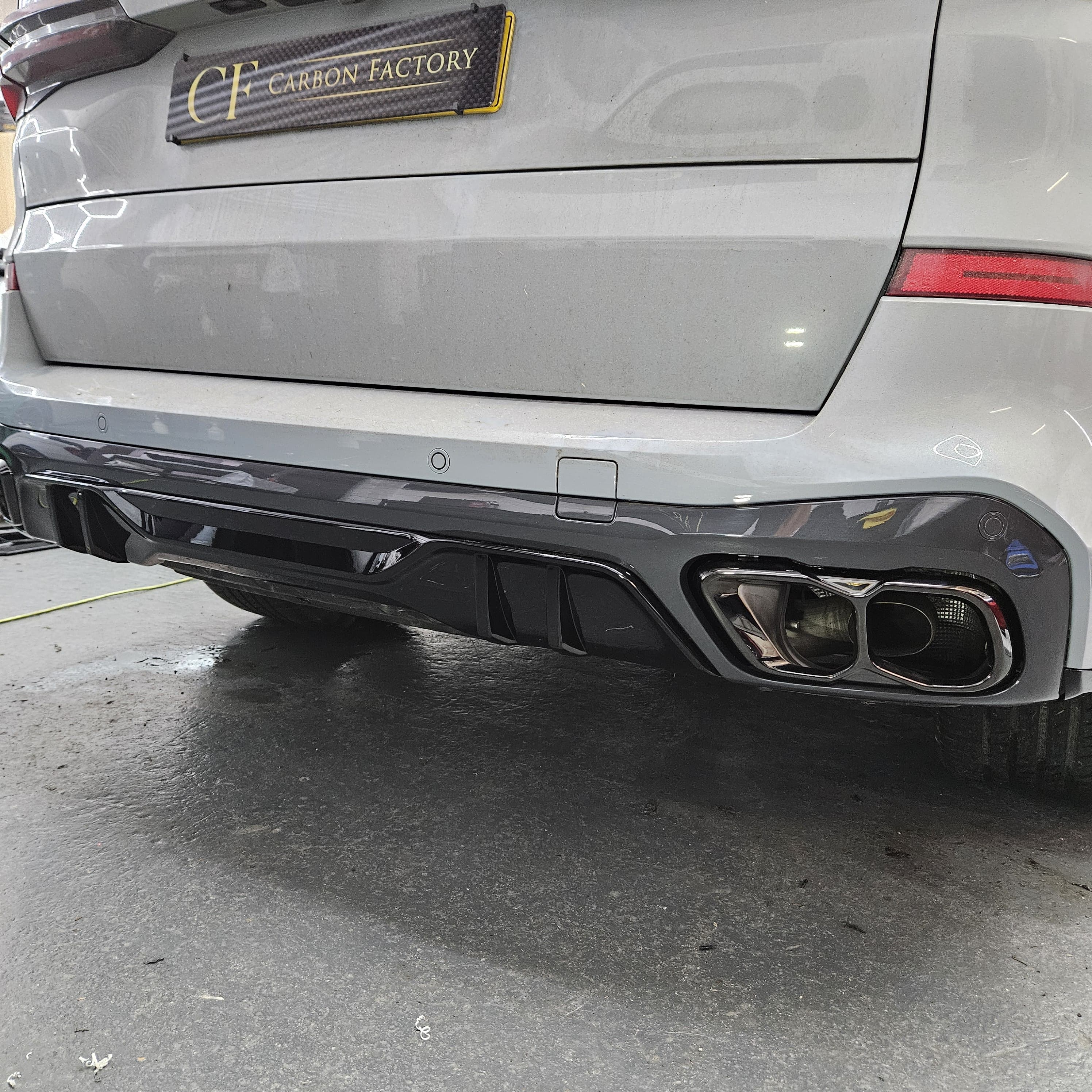 Gloss Black Exhaust Tips for BMW G05 LCI X5 G07 X7 23-Present