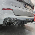 Gloss Black Exhaust Tips for BMW G05 LCI X5 G07 X7 23-Present
