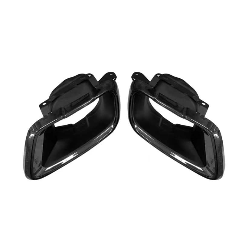 Gloss Black Exhaust tips for BMW G05 X5 G06 X6 19-Present