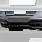 Gloss Black Exhaust Tips for BMW G11 G12 7 Series LCI 20-23