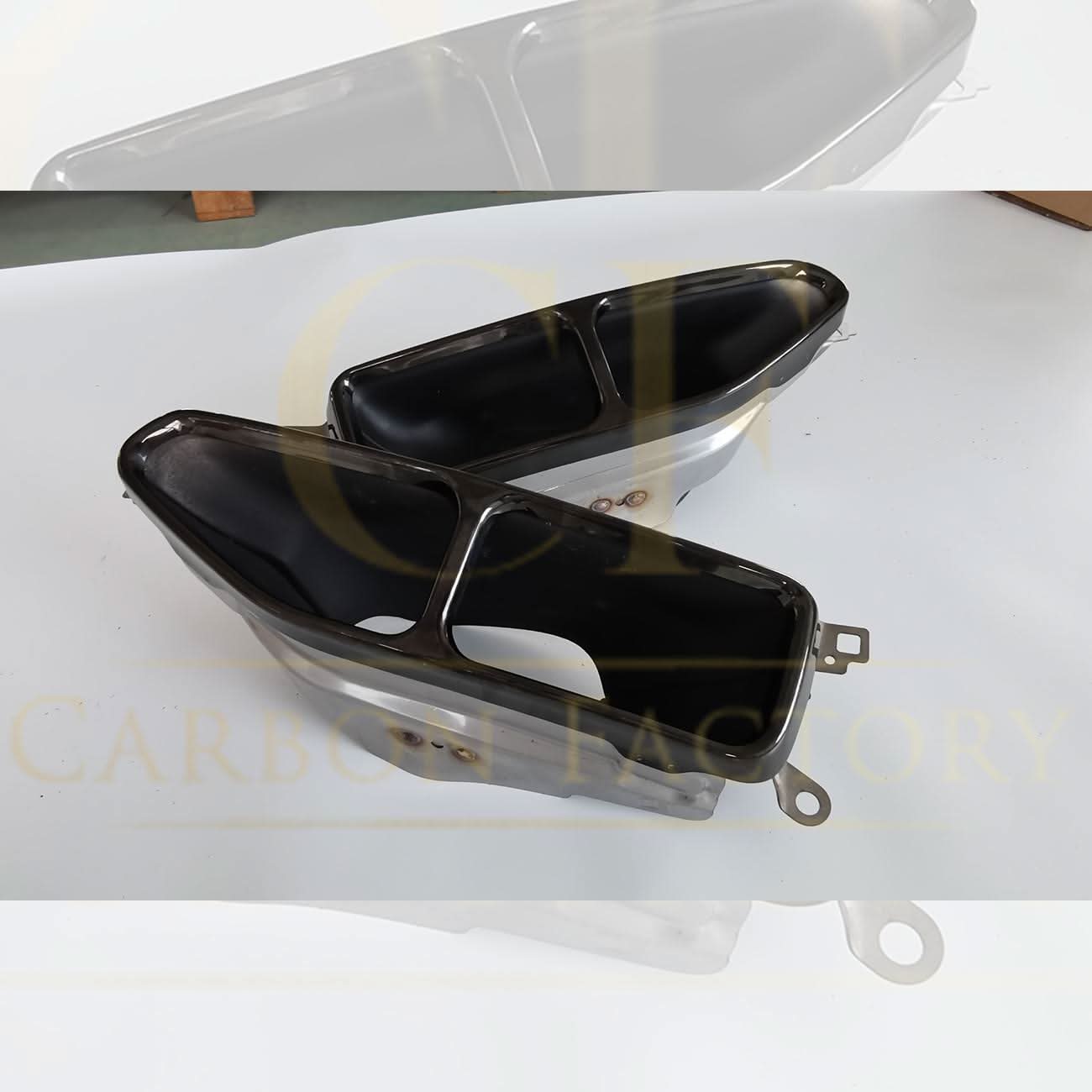 Gloss Black Exhaust Tips for BMW G11 G12 7 Series LCI 20-23