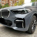 Gloss Black Front Canards for BMW G05 X5 19-25