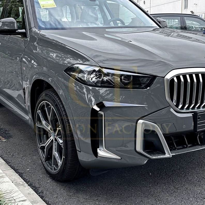 Gloss Black Front Canards for BMW G05 X5 19-25