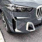 Gloss Black Front Canards for BMW G05 X5 19-25