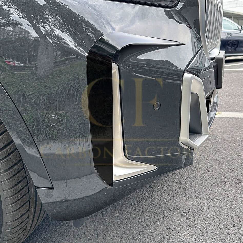 Gloss Black Front Canards for BMW G05 X5 19-25