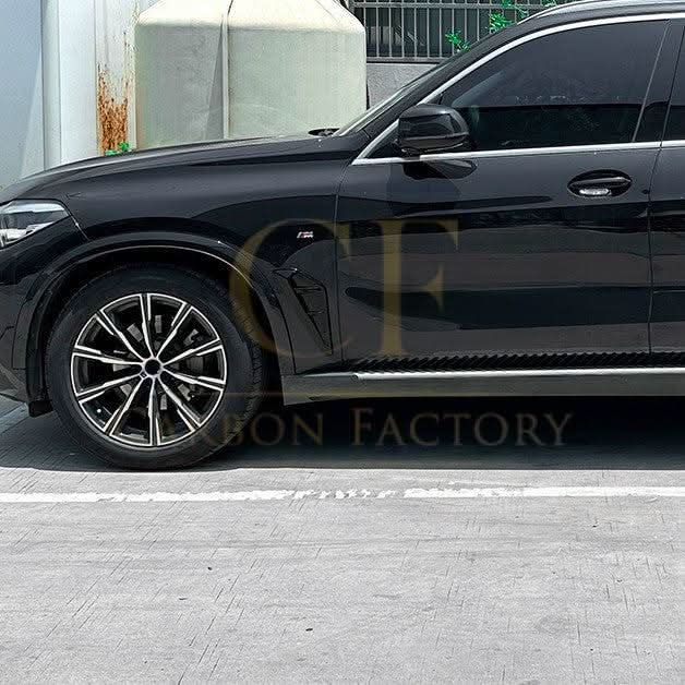 Gloss Black Front Fender Trims for BMW G05 X5 19-22