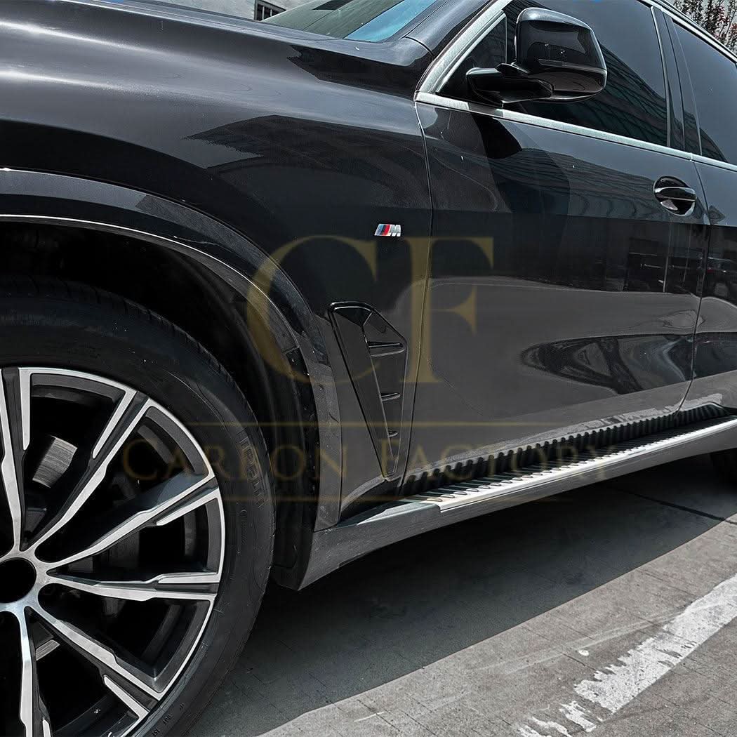 Gloss Black Front Fender Trims for BMW G05 X5 19-22