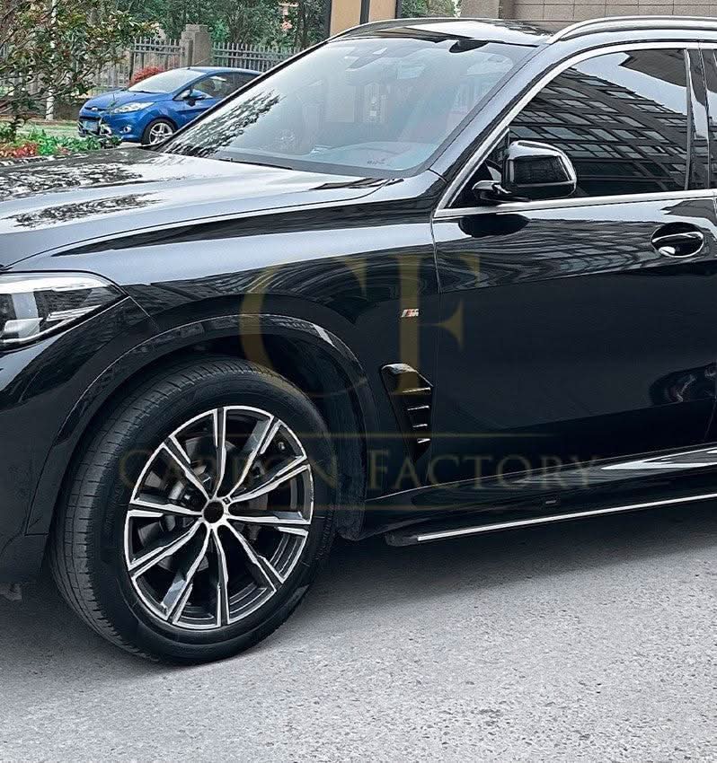 Gloss Black Front Fender Trims for BMW G05 X5 19-22
