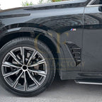 Gloss Black Front Fender Trims for BMW G05 X5 19-22