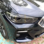 Gloss Black Headlight Trims for BMW G05 X5 G06 X6 19-25