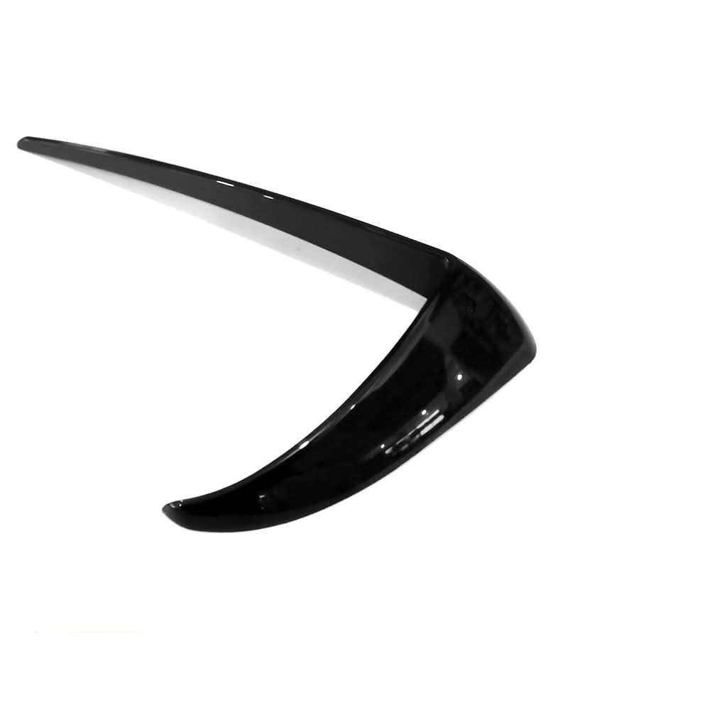 Competition Style Gloss Black Front Bumper Trims for Tesla Model Y 19-24