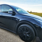 Competition Style Gloss Black Side Fender Trims for Tesla Model Y 19-24