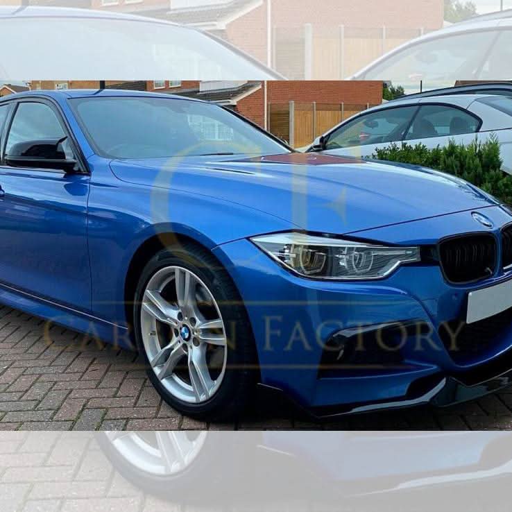 Gloss Black Fog Light Trims for BMW F30 F31 3 Series M Sport 12-19