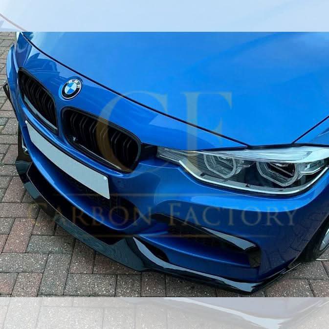 Gloss Black Fog Light Trims for BMW F30 F31 3 Series M Sport 12-19