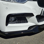 Gloss Black Fog Light Trims for BMW F30 F31 3 Series M Sport 12-19