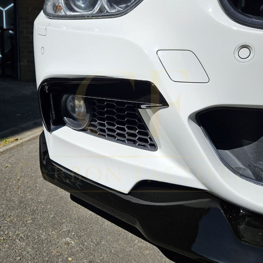 Gloss Black Fog Light Trims for BMW F30 F31 3 Series M Sport 12-19