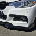 Gloss Black Fog Light Trims for BMW F30 F31 3 Series M Sport 12-19